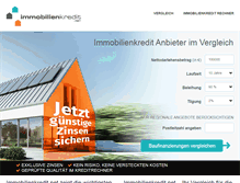Tablet Screenshot of immobilienkredit.net